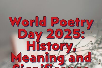 world poetry day 2025