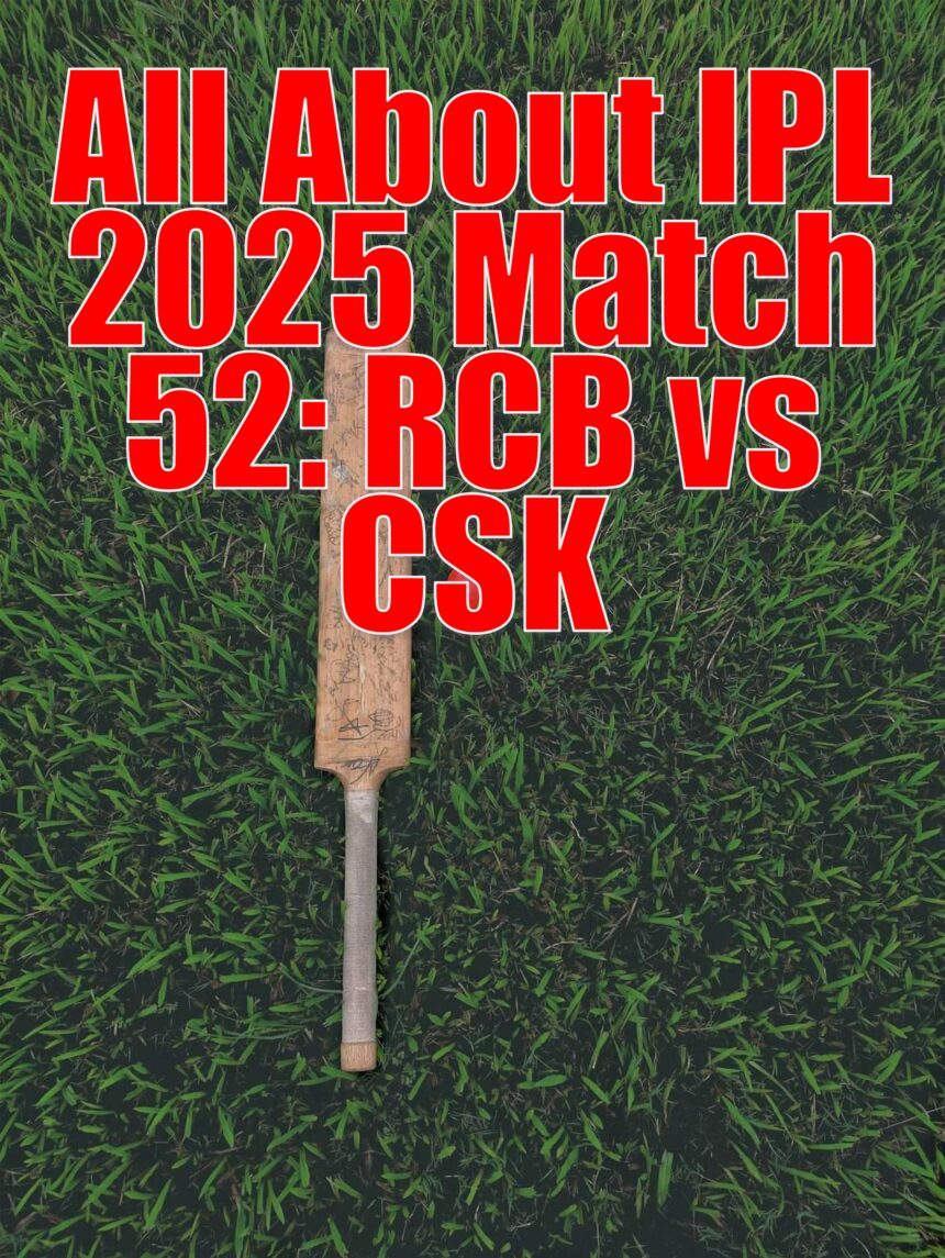 RCB vs CSK